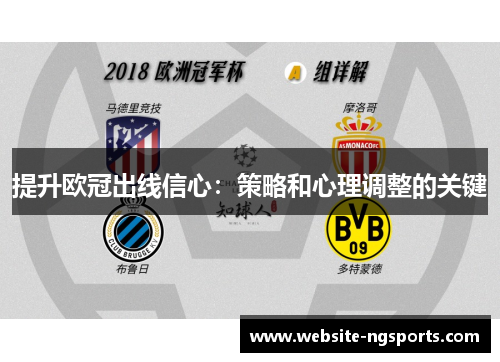 提升欧冠出线信心：策略和心理调整的关键
