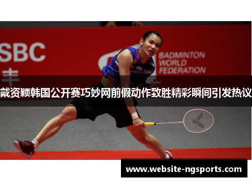 戴资颖韩国公开赛巧妙网前假动作致胜精彩瞬间引发热议